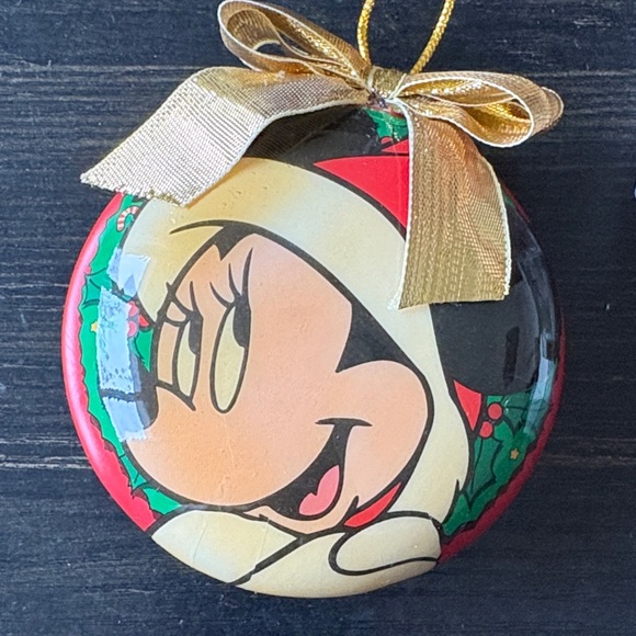 Disney Other - Disney Holiday Ornament with Gold Bow